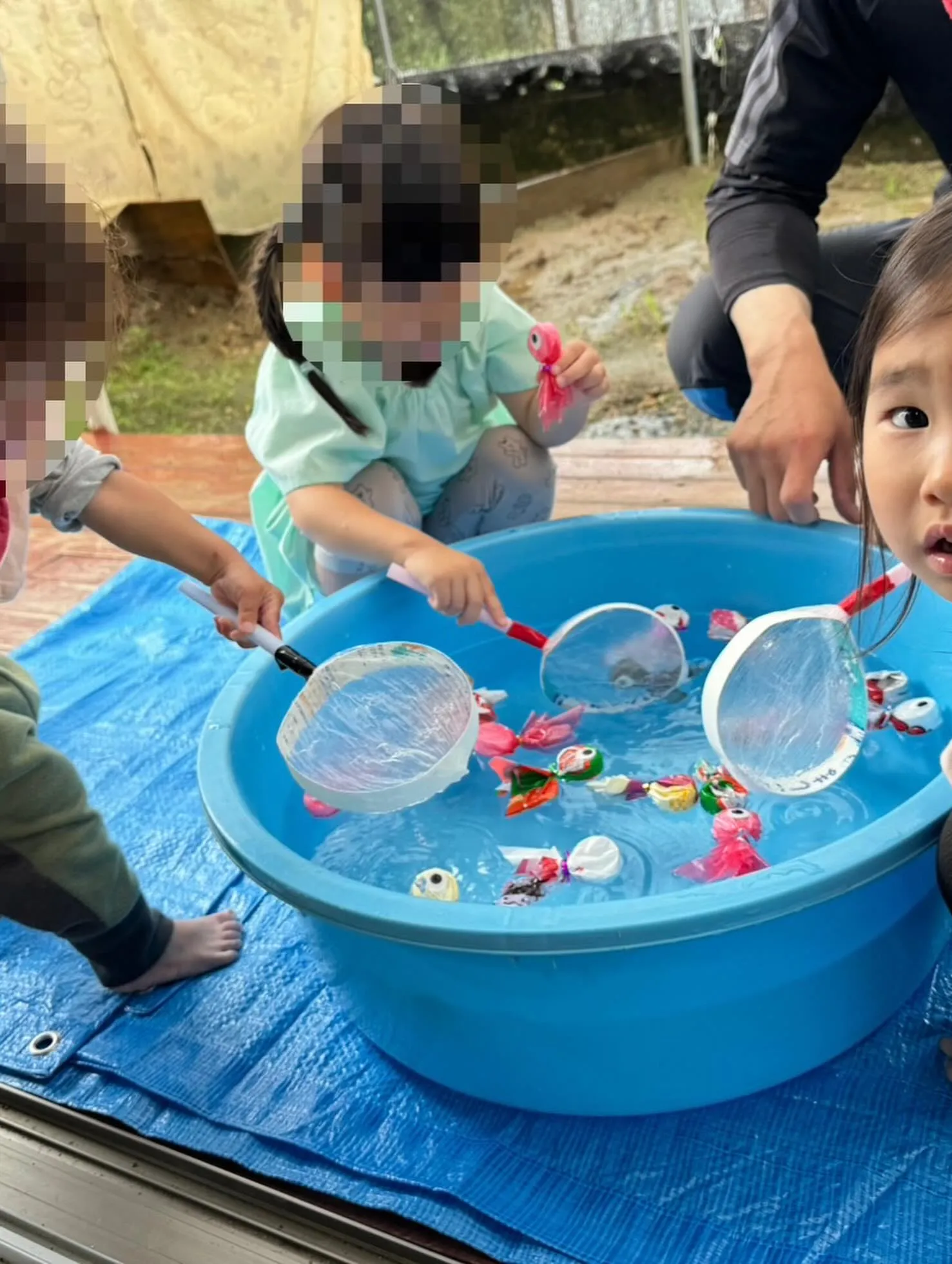 金魚すくいで大盛り上がり!🎏