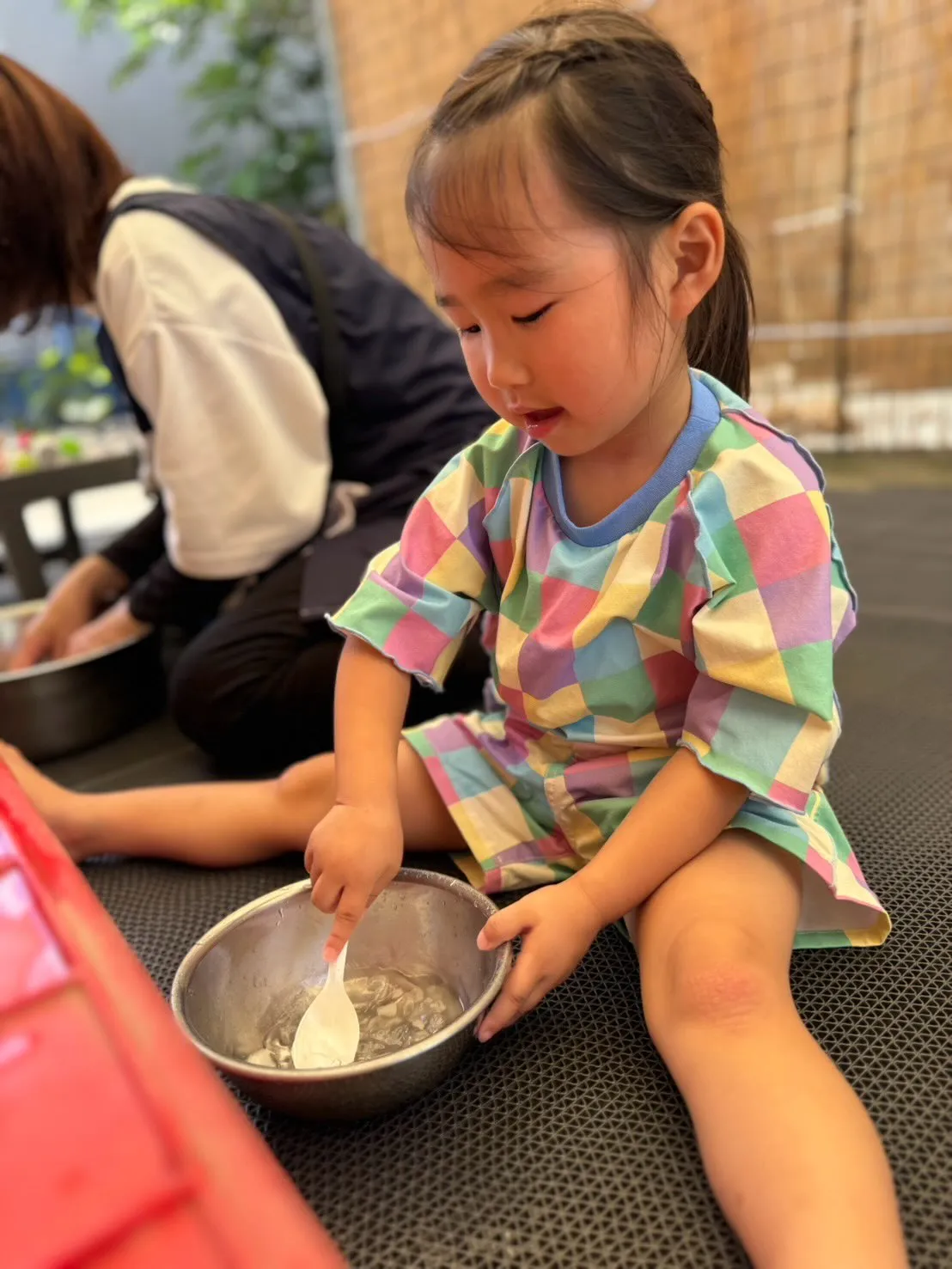 氷遊びって楽しい!🧊