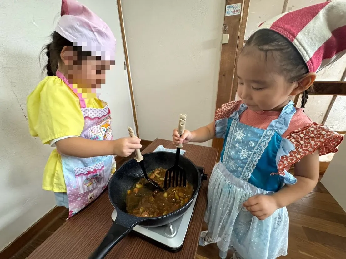 今日はカレークッキング🍛👩‍🍳🌟